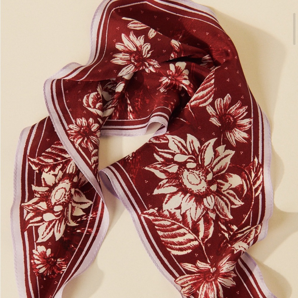 Sandro silk scarf